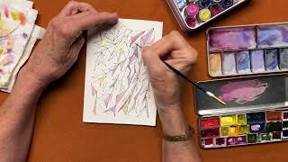 Beautiful Notecards combining automatic drawing and Connect-The-Dots Game screenshot 2