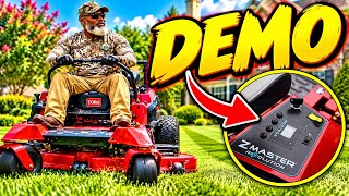 TORO Z-Master Revolution 48 Zero Turn Battery Lawn Mower Blades Speed