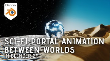 Looping Sci-Fi Animation in Blender 3D [How to get true displacement in EEVEE]