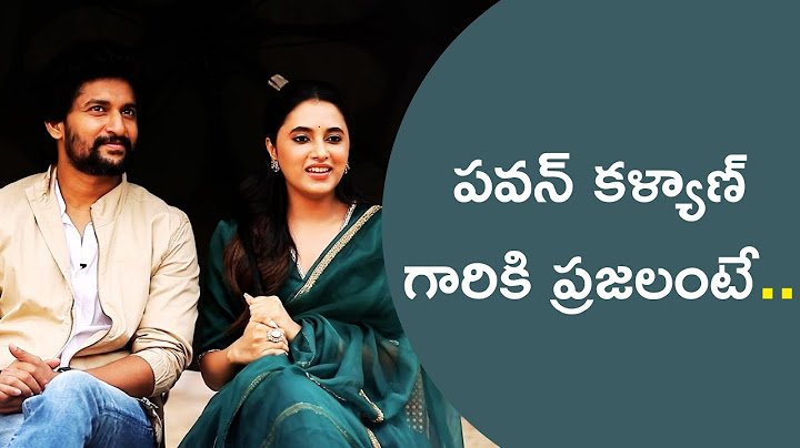 Nani & Priyanka Mohan great words about Pawan Kalyan @ Saripodhaa Sanivaaram - Sokulapalem Interview