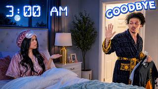 Telling My Wife GOODBYE At 3 AM With A BAG PACKED! *GOES WRONG*