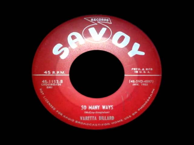 Varetta Dillard - So Many Ways