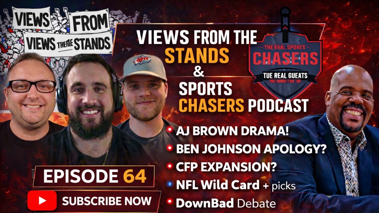 VFTS episode 64 🔥 AJ Brown Drama Ben Johnson F the Packers CFP Expansion NFL Wild Card DownBad 🔥