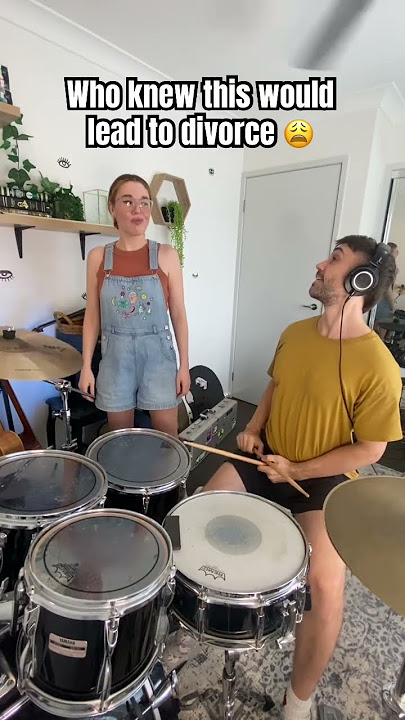 When drums lead to divorce #drums #drummers #dragonforce
