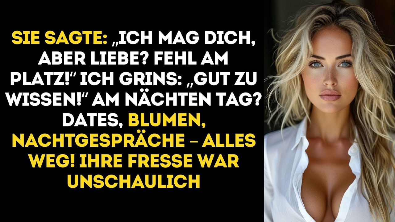 Sie sagte, sie mag mich, liebt mich aber nicht. Also trat ich zurück – und alles änderte sich.