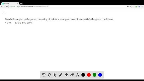 Sketch the region in the plane consisting of points whose polar coordinates satisfy the given condi…