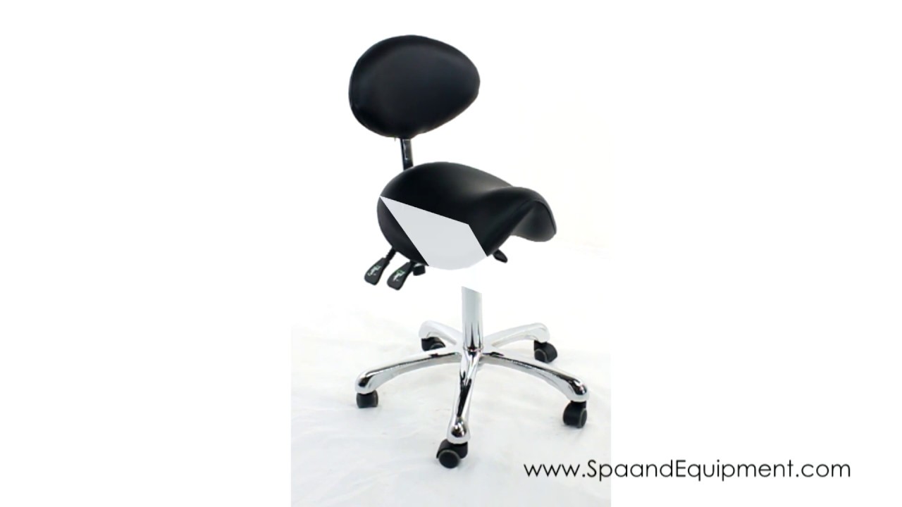 Verona Esthetician Saddle Stool YouTube