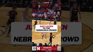 The “GO BIG RED” chants are LOUD #marchmadness