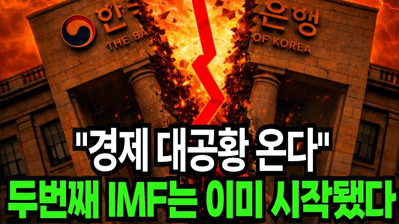 두번째 IMF 온다!  대한민국 인플레이션의 시작, 제2의 경제대공황 예고. 두 손 든 한국은행과 영끌의 몰락, 붕괴되는 대한민국, 인플레이션에 부자들의 전략은?!