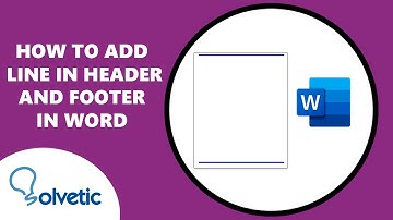 How to Add Line in Header and Footer in Word