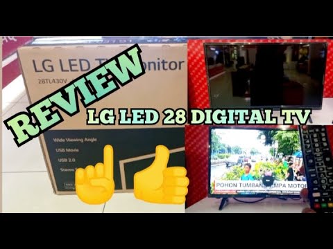 REVIEW LG LED TV 28 INCH || LG DIGITAL TV 28TL430V-PT - YouTube