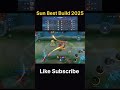 Sun one shot Best Build 2025 ~ MLBB #mlbb #sun #best #build