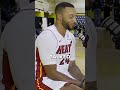 How Wade has inspired Norm’s game 🤝 #basketball #mediaday #nba