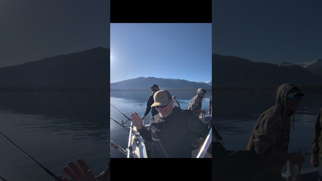 He definitely wanted to farm this fish. 😭☠️#fishing #laketahoe #laketrout