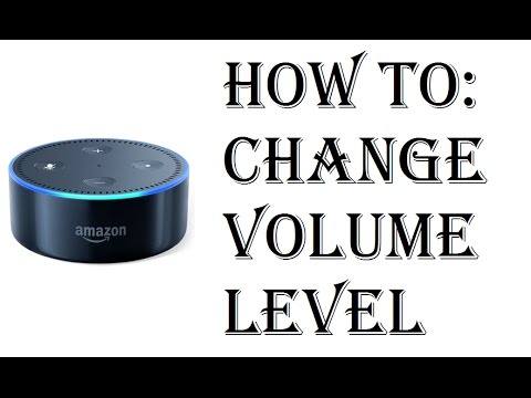 amazon echo volume control