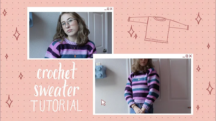 cozy crochet sweater full tutorial
