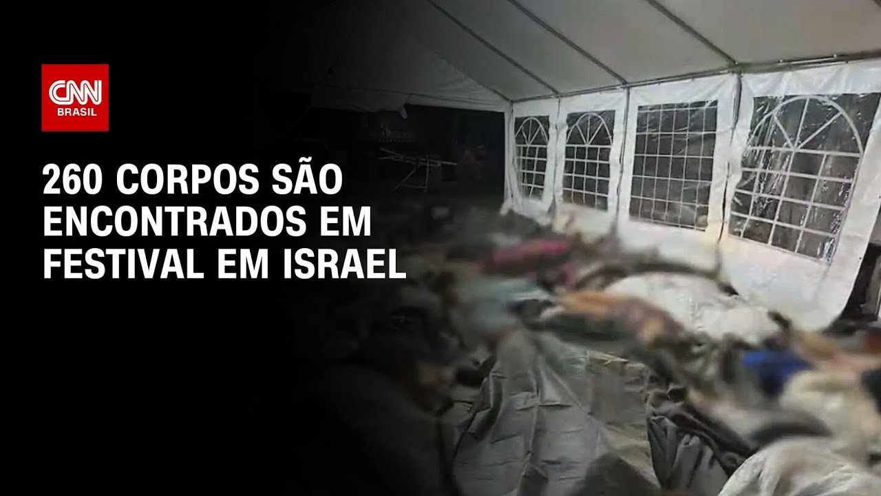 260 corpos são encontrados em festival em Israel | CNN NOVO DIA