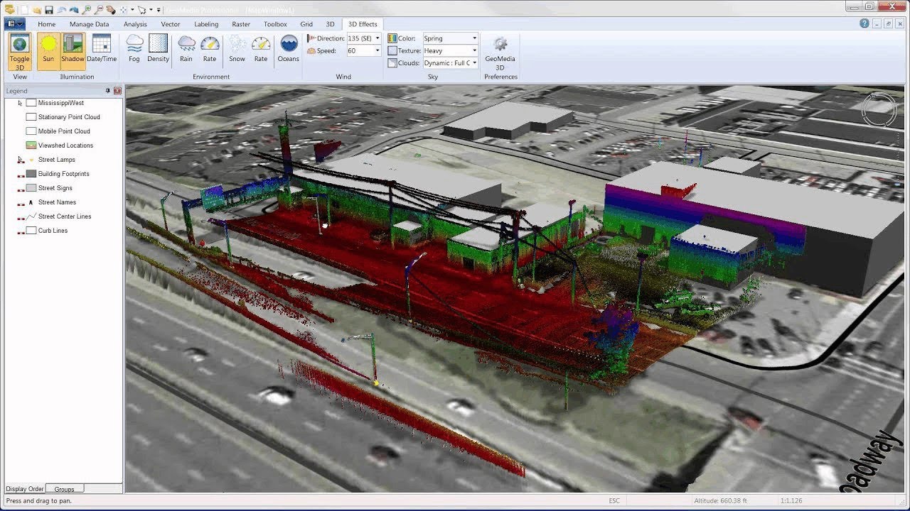 GeoMedia 3D Point Cloud Integration Demo - YouTube
