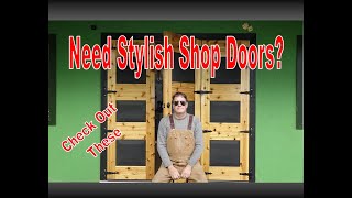 Trifold shop doors