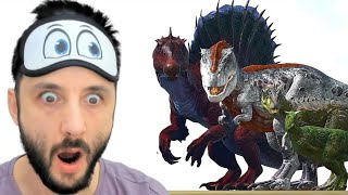 SPİNO vs CARNO vs ALLOSAURUS !! ARK 16.Bölüm