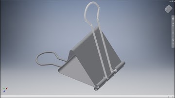 Học inventor cơ bản: Vẽ cái kẹp giấy bằng inventor