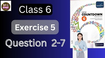 Class 6th math Exercise 5 | Question 2-7 | Countdown 6 | Oxford | Math with Afshan #maths