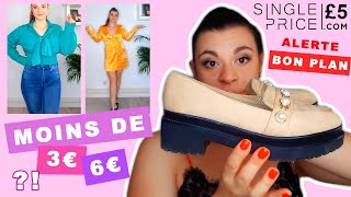 Je teste SINGLEPRICE | HAUL Vêtements & Chaussures à 5,80€ | Hyacinthe