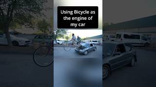 Working bicycle powered car