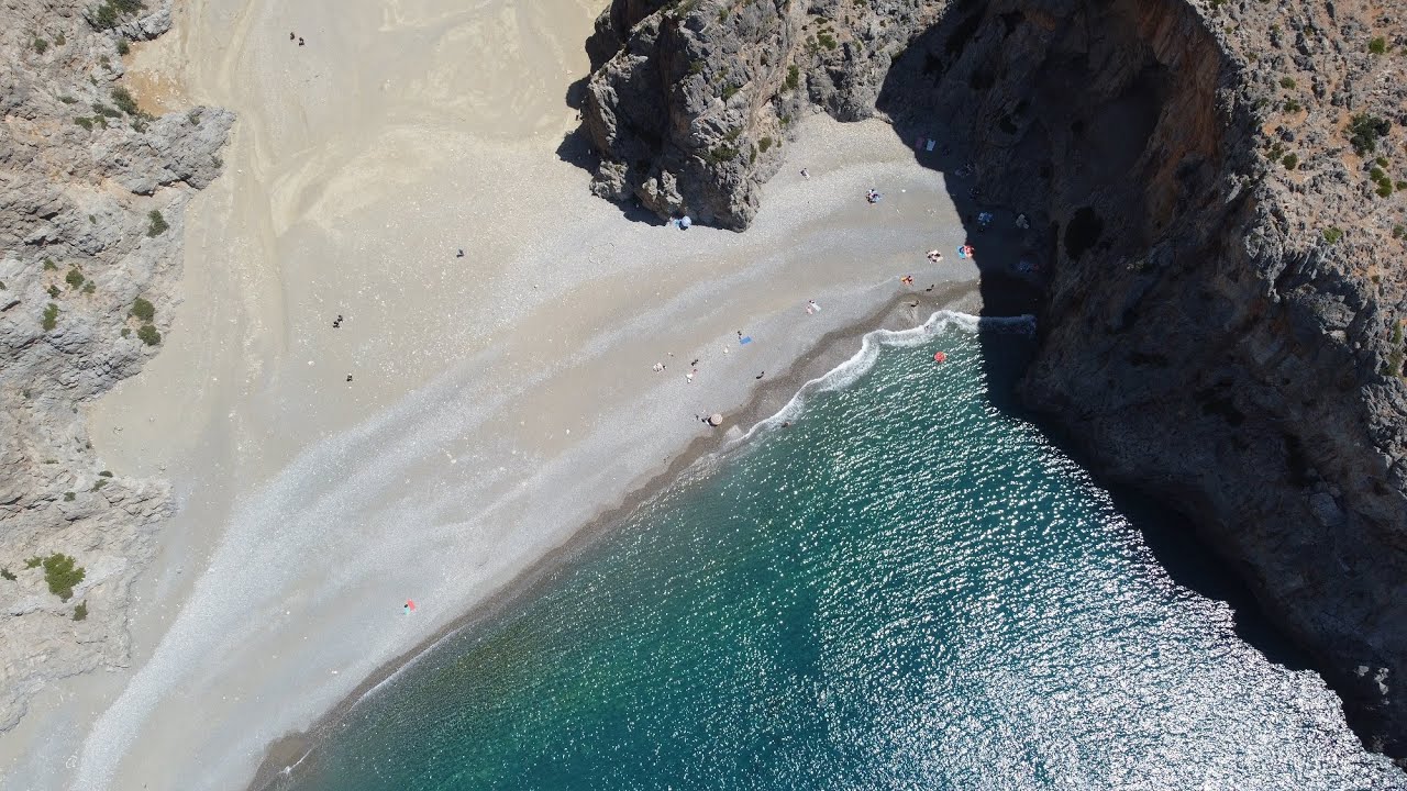 Αγιοφάραγγο: η παραλία, το φαράγγι και το βάραθρο από ψηλά - Crete, Agiofaraggo beach and gorge