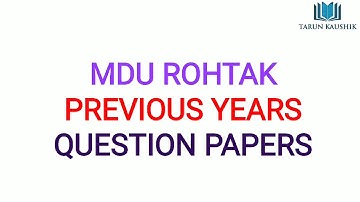 B.Sc 2nd Sem: Number Theory and Trigonometry March 2018 Reappear: MDU ROHTAK