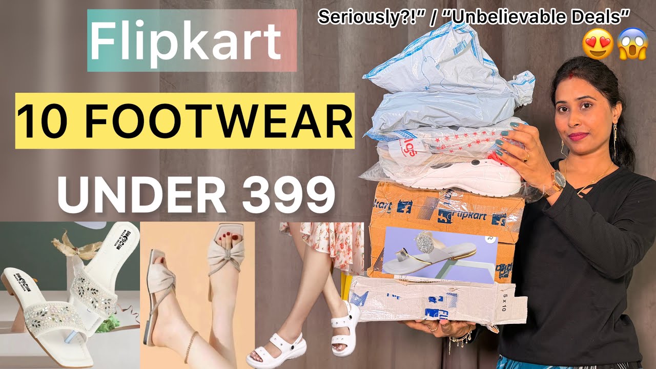 👉 ₹399 me Itne Stylish Footwear?! 😍 Flipkart Budget Haul | Must Buy Deals