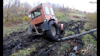 Т25А В болоте! Опять засели! Неудачные попытки выбраться самостоятельно!)