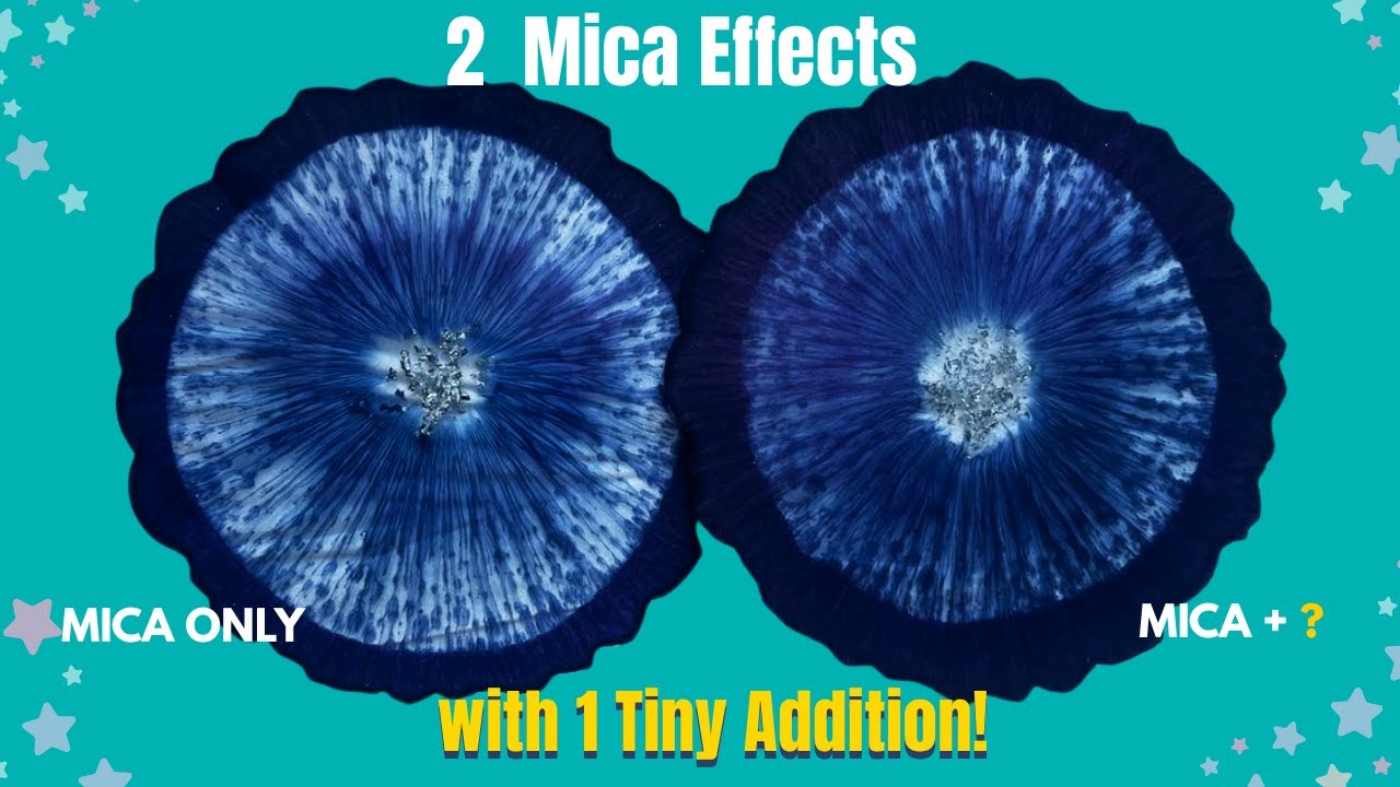 Mica Powder in Resin: 2 Stunning Effects with One Tiny Addition