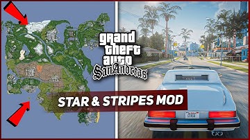 HOW TO INSTALL STAR & STRIPS MAP MOD IN GTA SAN ANDREAS | Hindi/Urdu