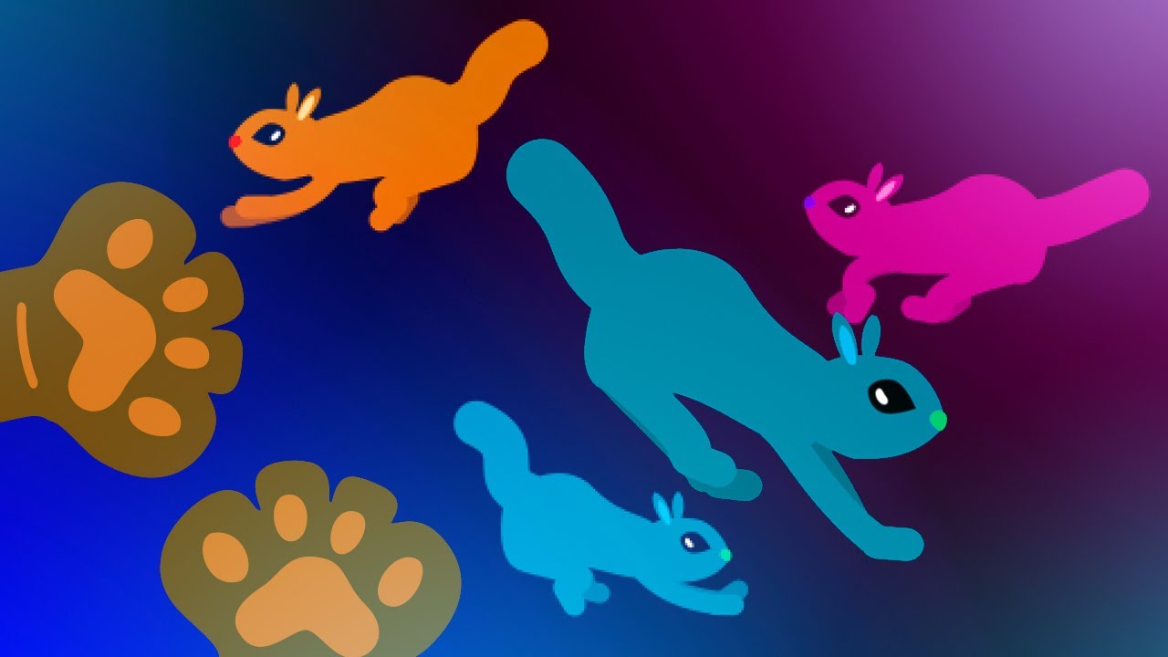 JUEGOS PARA GATOS Atrapar ardillas roedores corriendo. Versión de 1