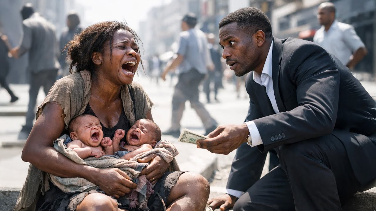 Billionaire Sees a Homeless Woman Crying with Twins — Then Discovers She Is His Long-Lost Sister