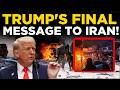 TRUMP WARNS IRAN LIVE: President Issues 'Deadly Warning' To Tehran Amid Rising Tensions | World News