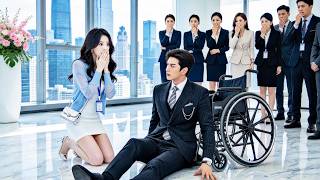 Poor Girl Knocks Disabled CEO Down On Day One.Unexpectedly, He's Not Mad, Rises & Asks Her To Marry!