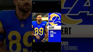 Rams resign TE Tyler Higbee #wwe #nflteam #wrestling #football