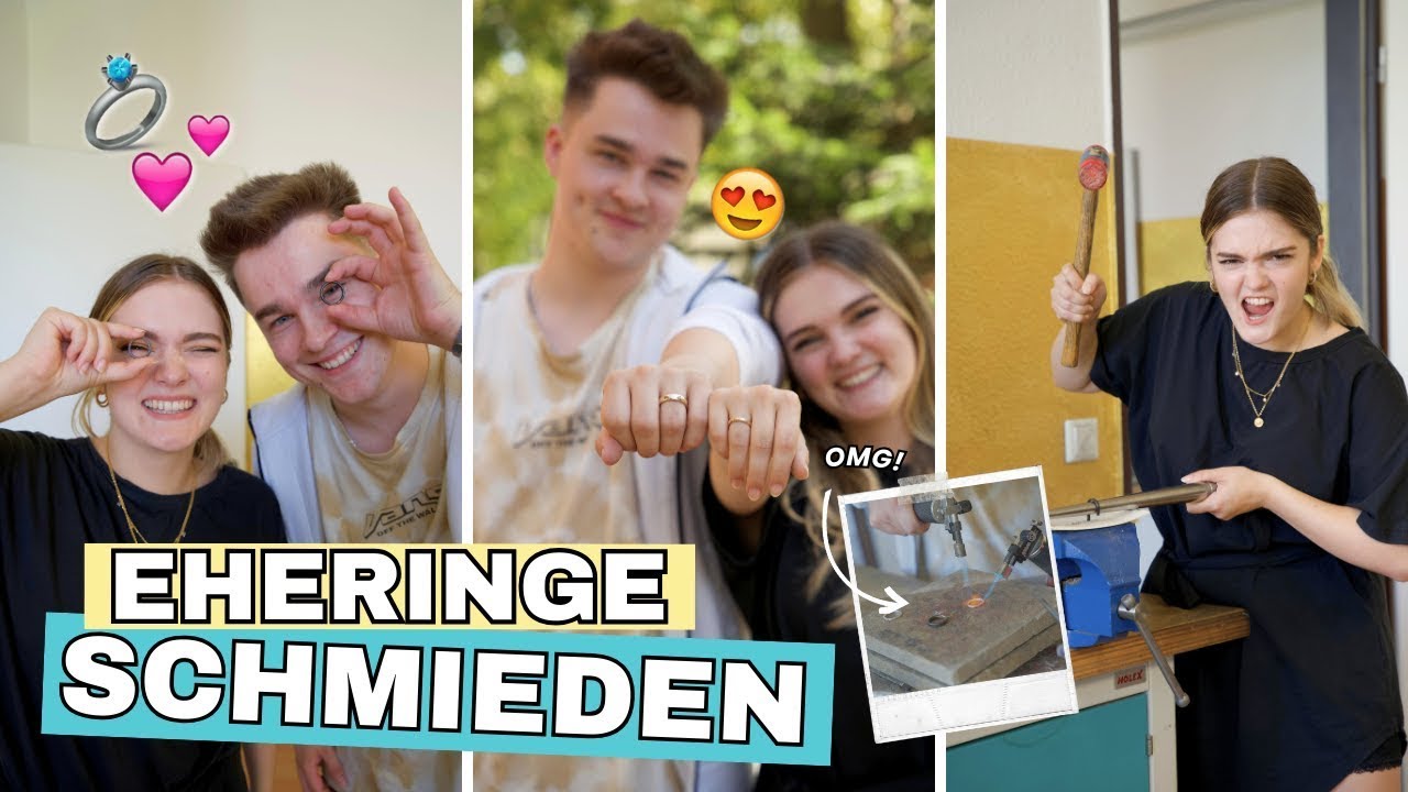 Wir schmieden unsere EHERINGE!💍😍⚒️ | Hans&Wika
