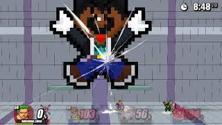 SSF2 Beta FMC: SH1T4SS Zoro Vs Captain falcon (My Version) Vs Kid Sakura Vs Ant