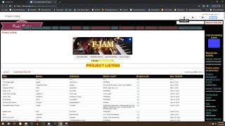 Login To F Jam Studios Project Site