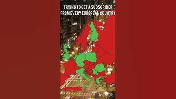 Trying to get a subscriber from every European country#history #mapping #mapguide #geography #europe