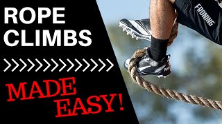 Rope Climb Technique (How To Wrap Your Feet)