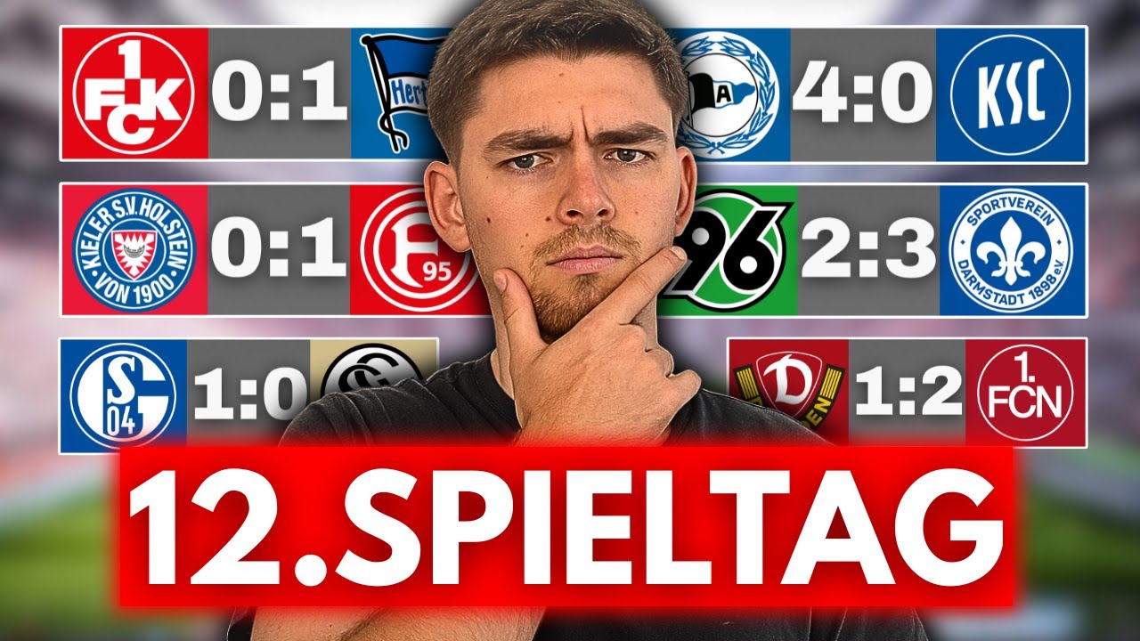 SCHALKE WEITERHIN AN DER SPITZE 😱💥 | MEIN FAZIT ZUM 12. SPIELTAG DER 2. BUNDESLIGA ⚽️🤔