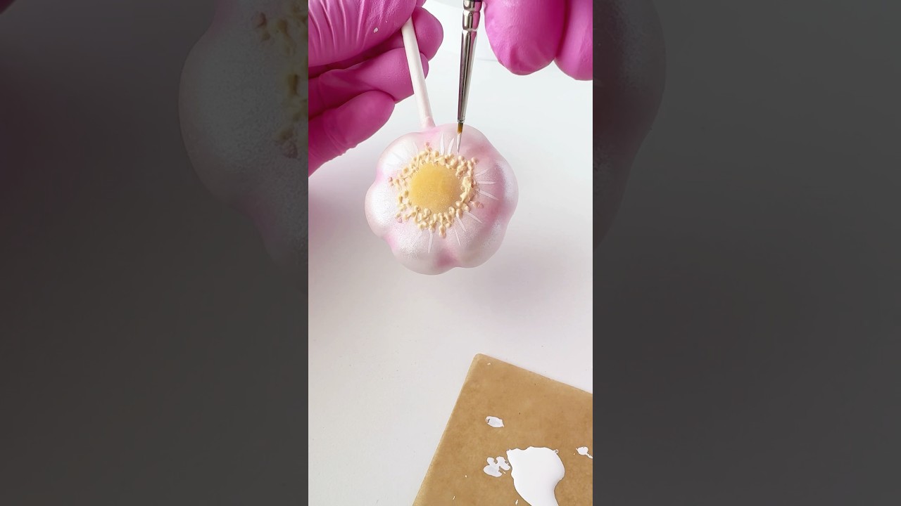 New and Improved Flower Cake Pop Mold and Resting Tray