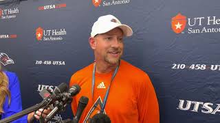 UTSA Head Coach Jeff Traylor Fall Camp Interview 8.3.22