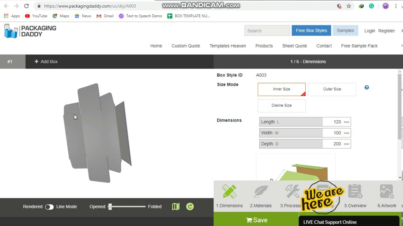 113.  straight tuck end box| packagingdaddy.com  (A003)