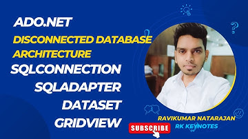 #3 ASP.NET Web App with ADO Disconnected Architecture Demo |Visual Studio 2022 | DataSet | GridView