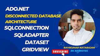 #3 ASP.NET Web App with ADO Disconnected Architecture Demo |Visual Studio 2022 | DataSet | GridView
